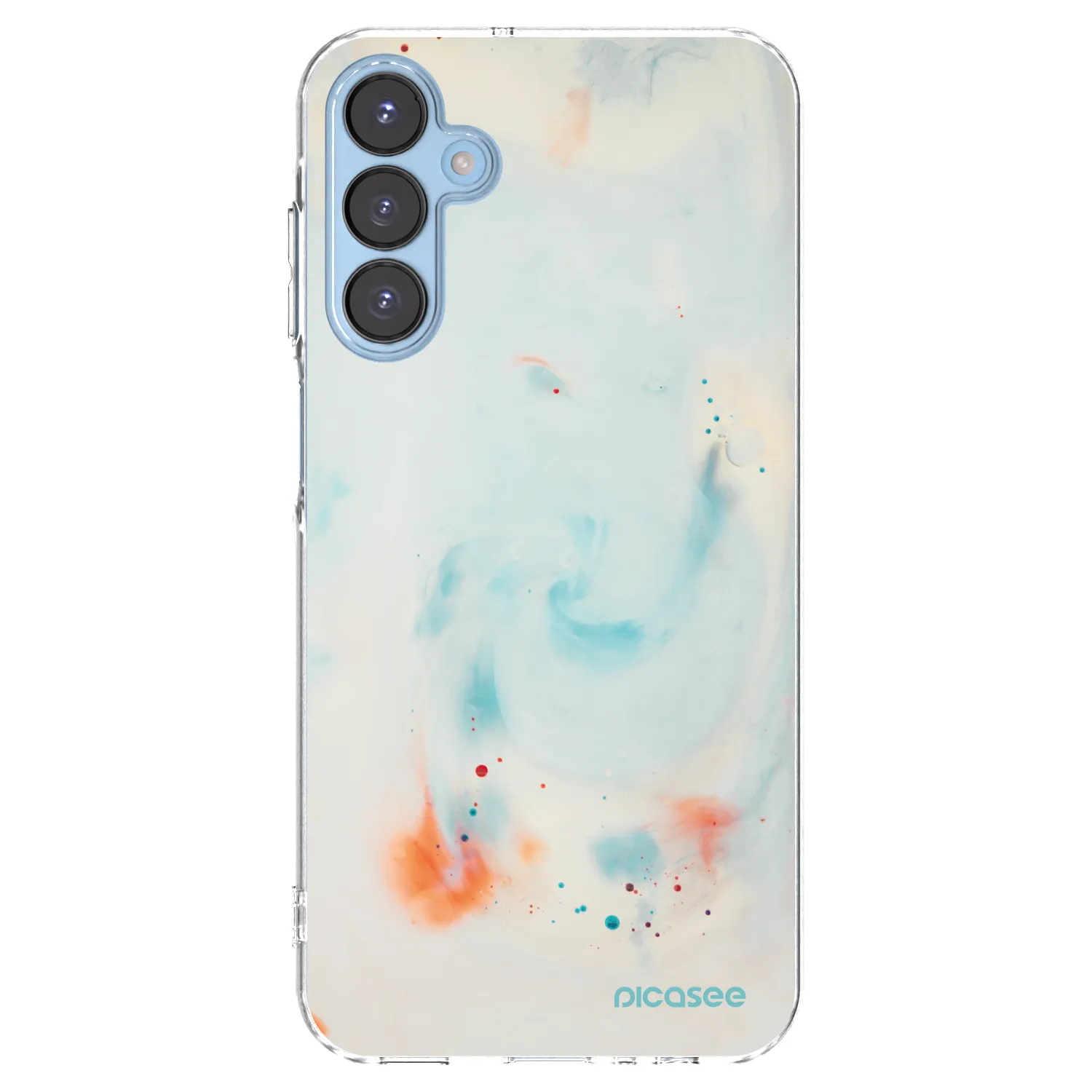 Picasee silikonový průhledný obal pro Samsung Galaxy A15 A156B 5G - Splash