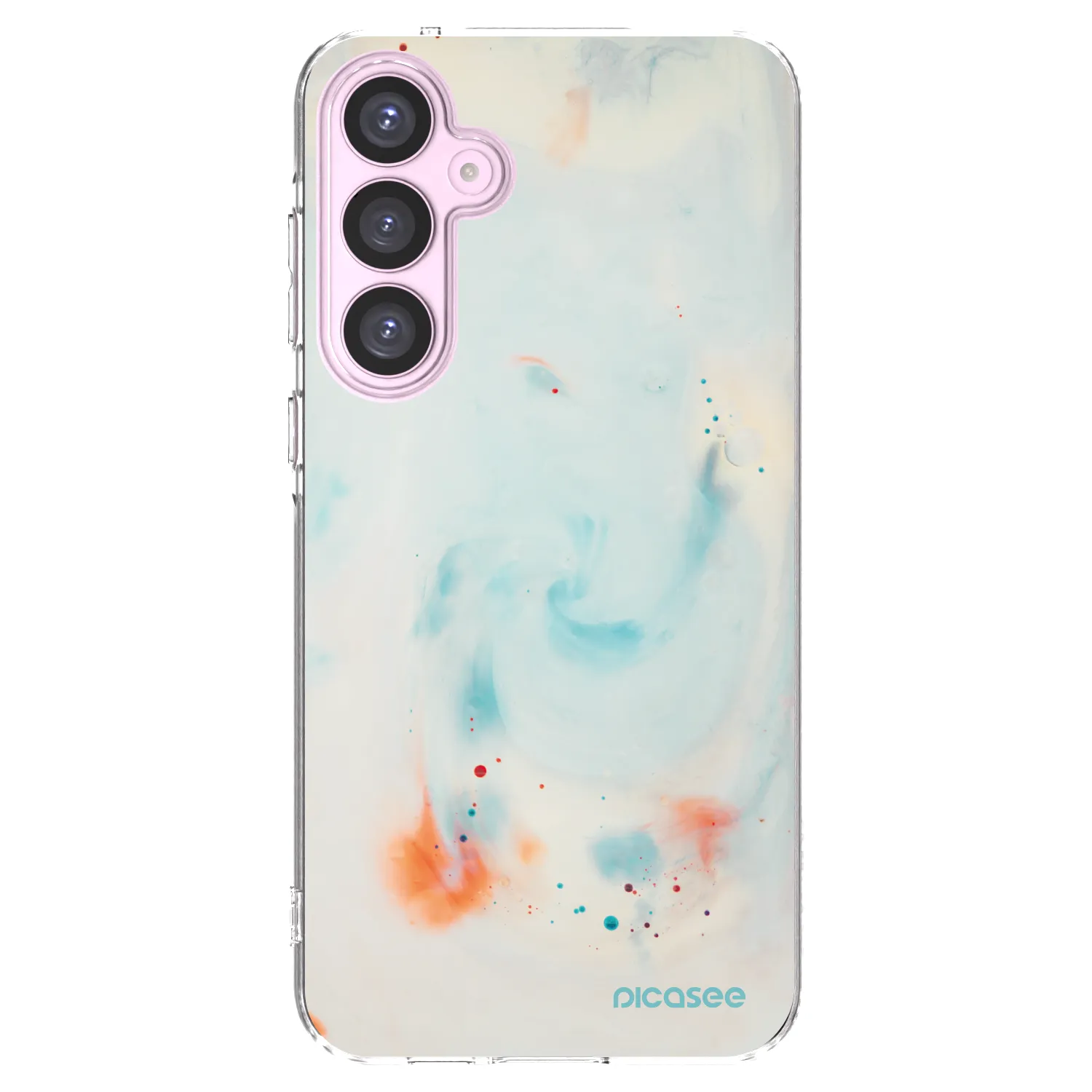 Picasee silikonový průhledný obal pro Samsung Galaxy A55 5G A556B - Splash