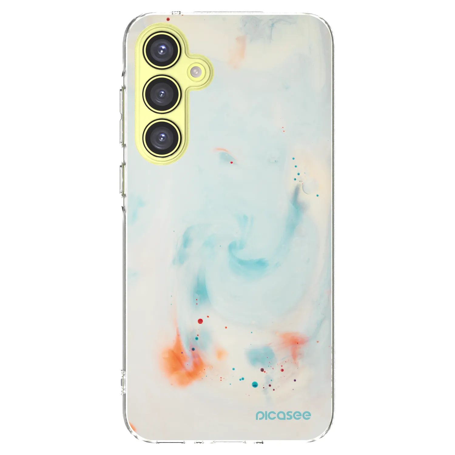 Picasee silikonový průhledný obal pro Samsung Galaxy A35 5G A356B - Splash