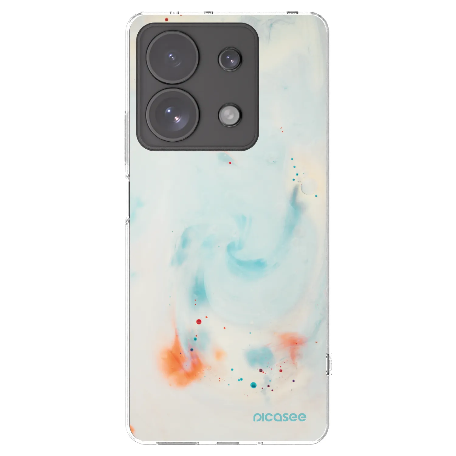 Picasee silikonový průhledný obal pro Xiaomi Redmi Note 13 Pro 4G - Splash