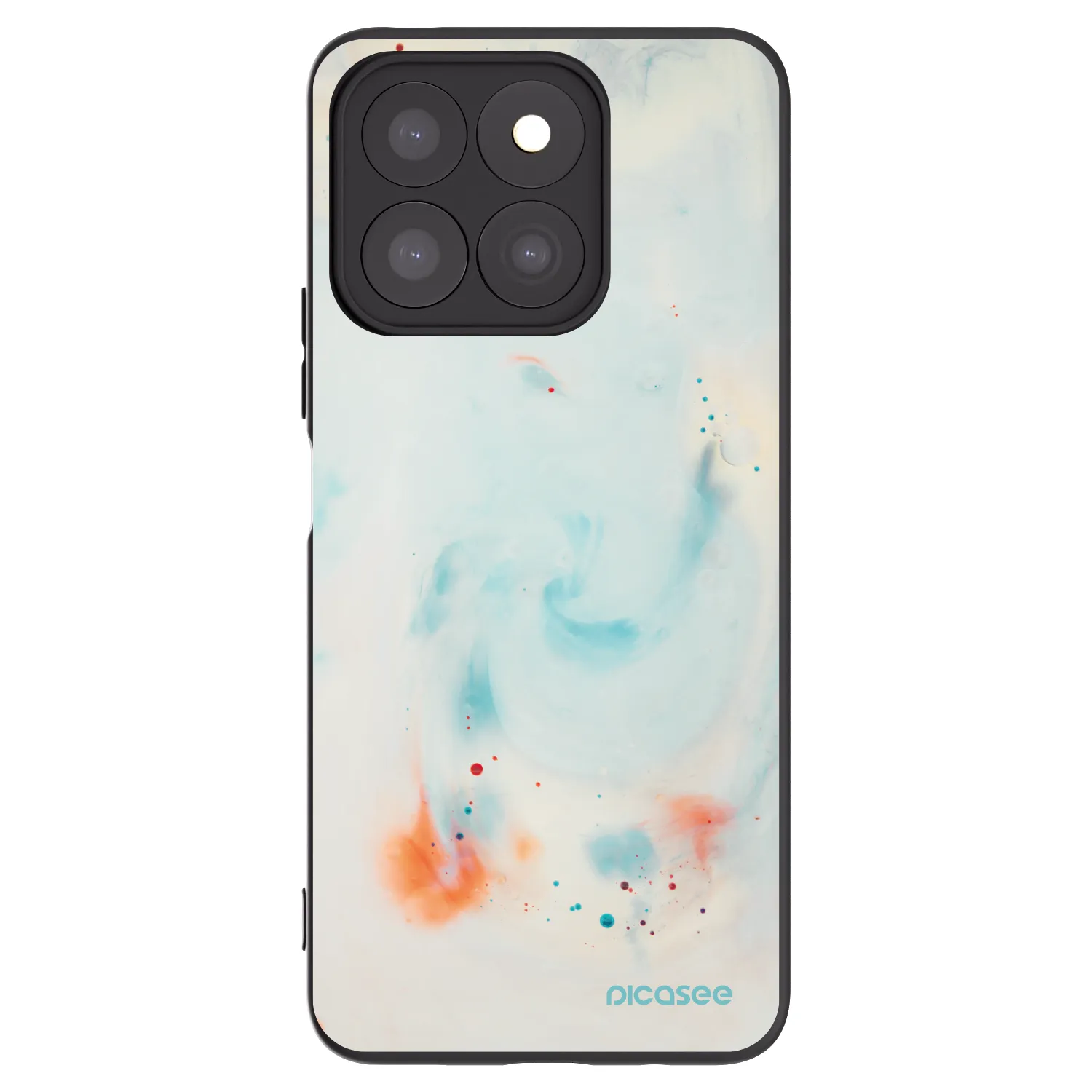 Picasee silikonový černý obal pro Honor X8b - Splash