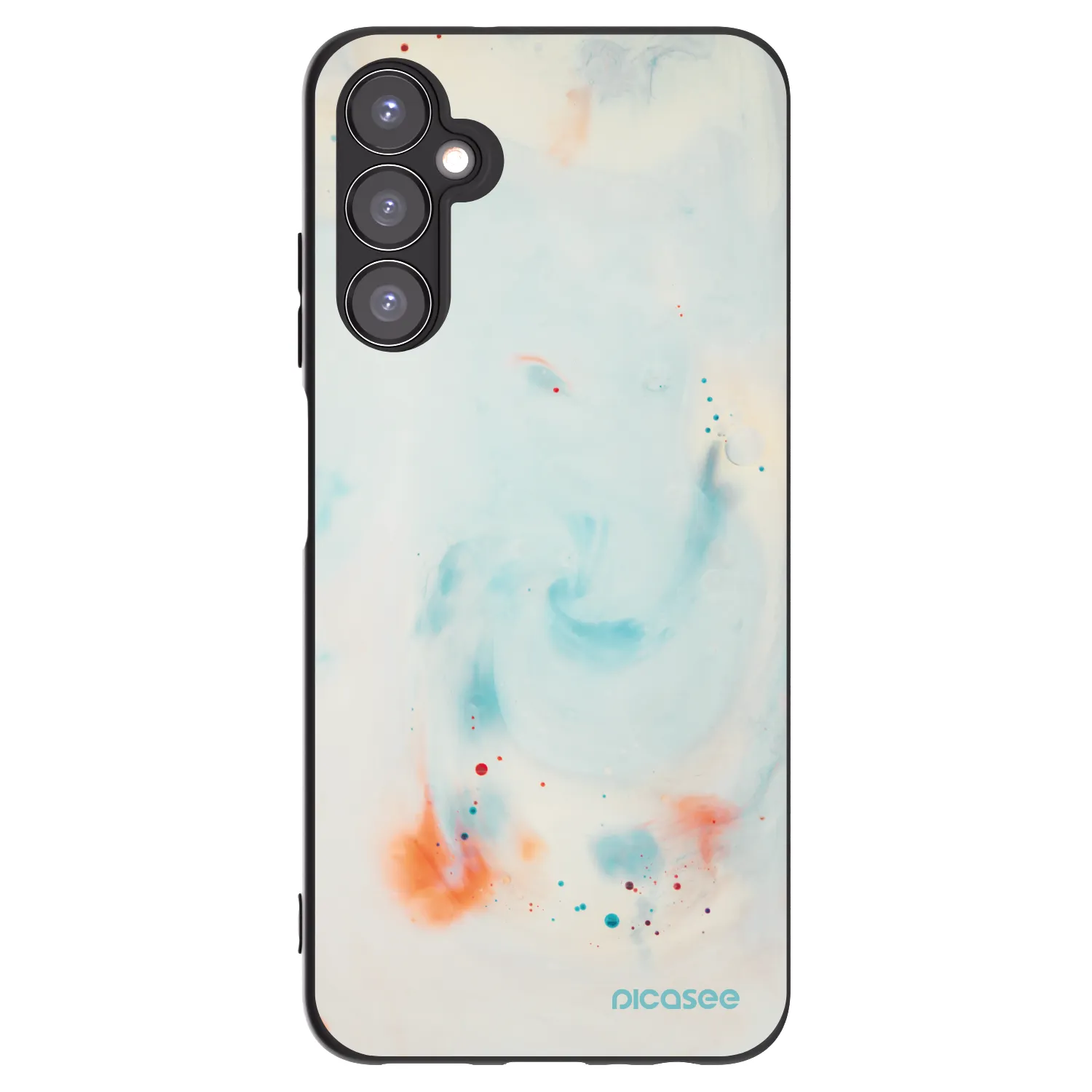 Picasee silikonový černý obal pro Samsung Galaxy A05s A057G - Splash