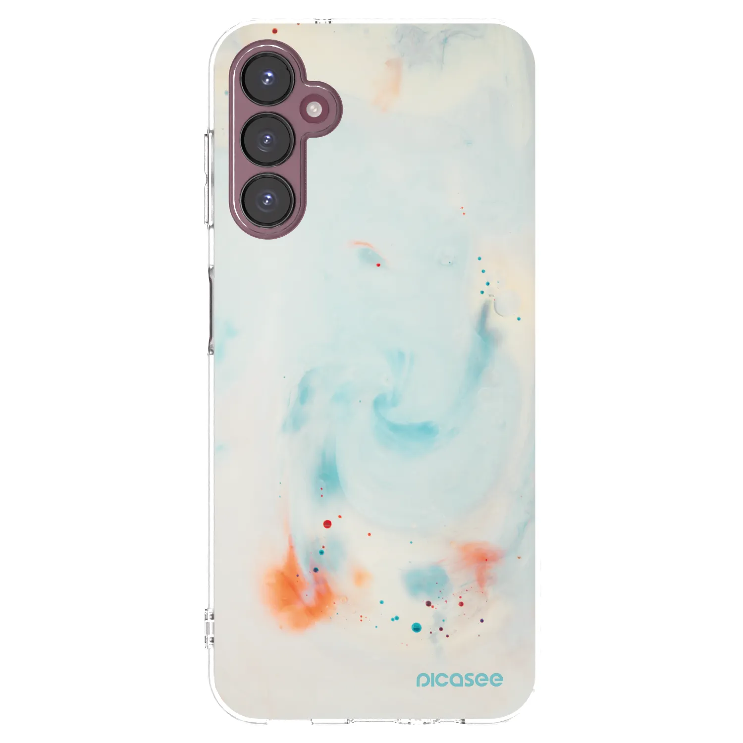 Picasee silikonový průhledný obal pro Samsung Galaxy A05s A057G - Splash