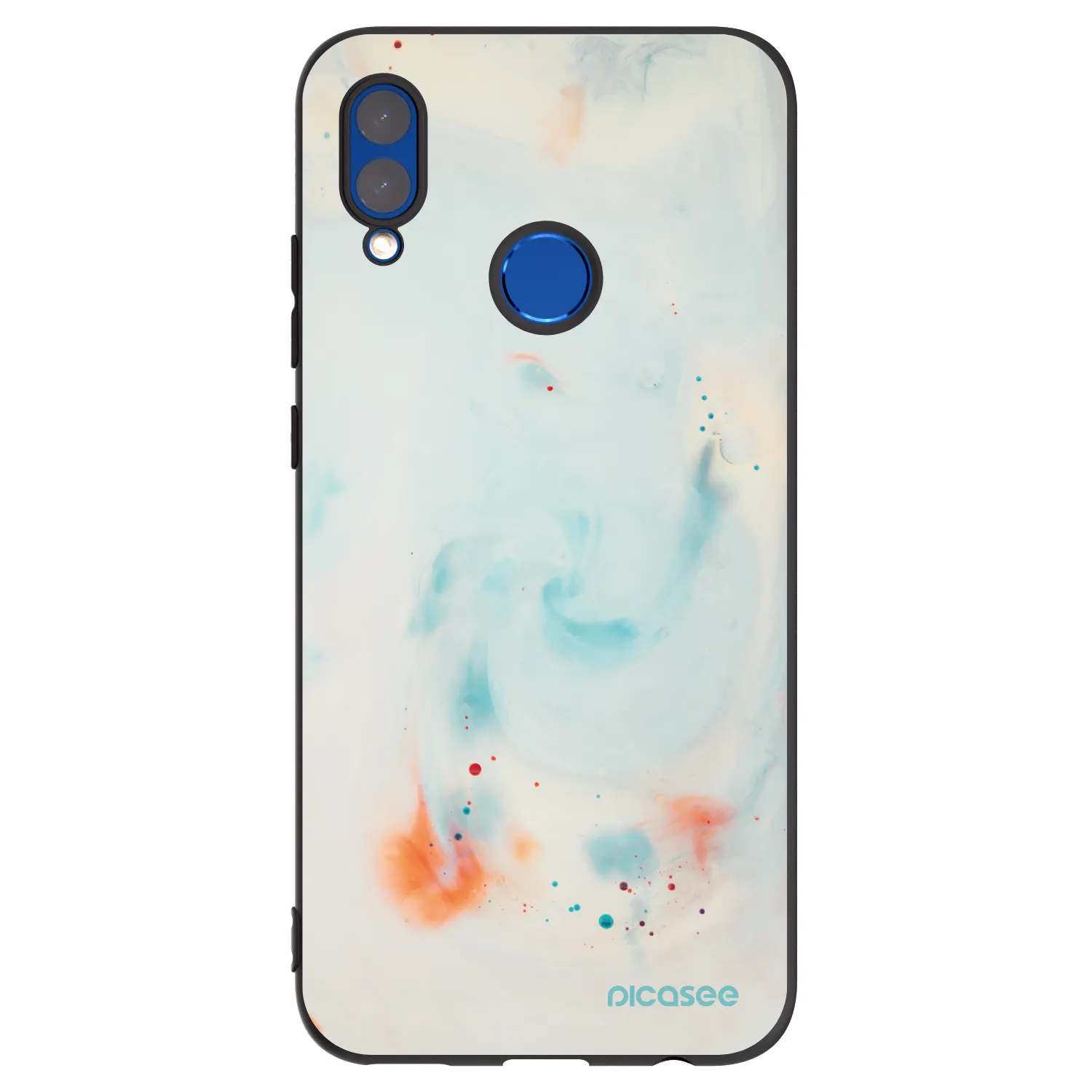 Picasee silikonový černý obal pro Huawei P Smart 2019 - Splash