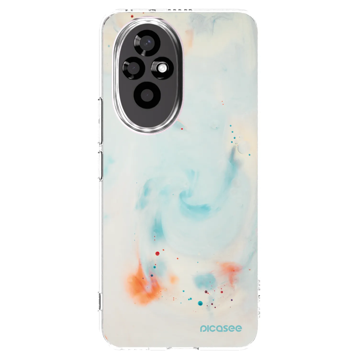 Picasee silikonový průhledný obal pro Honor 200 5G - Splash