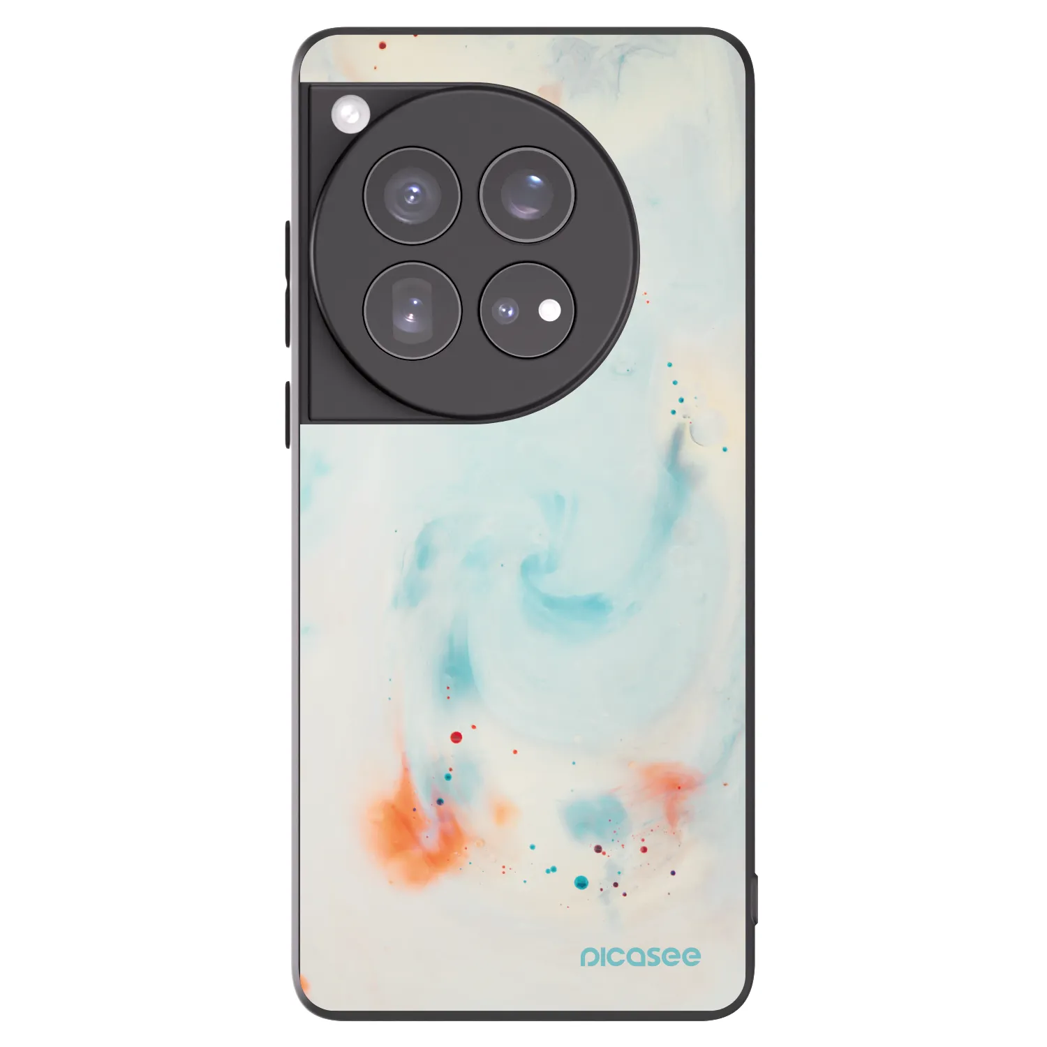 Picasee silikonový černý obal pro OnePlus 12 5G - Splash