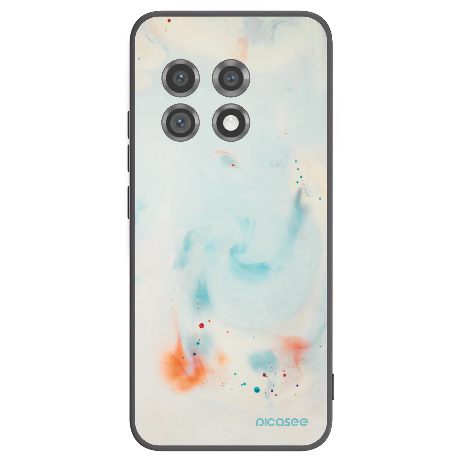 Picasee silikonový černý obal pro OnePlus 11 5G - Splash