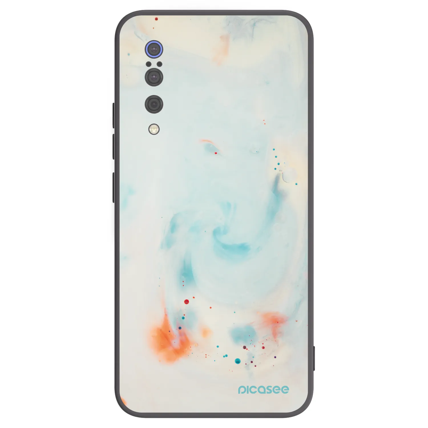Picasee silikonový černý obal pro Xiaomi Mi 9 - Splash