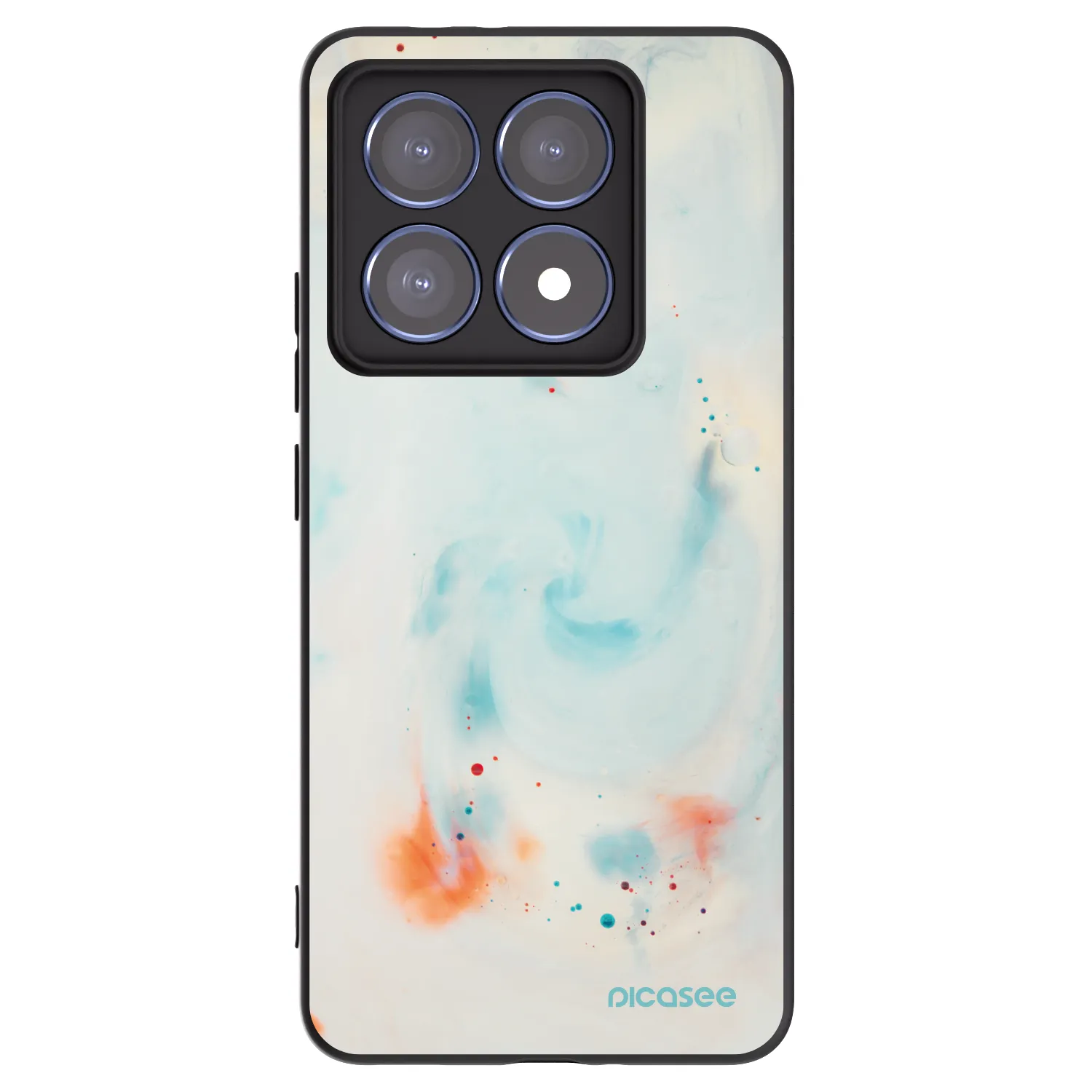 Picasee silikonový černý obal pro Xiaomi 14T Pro - Splash