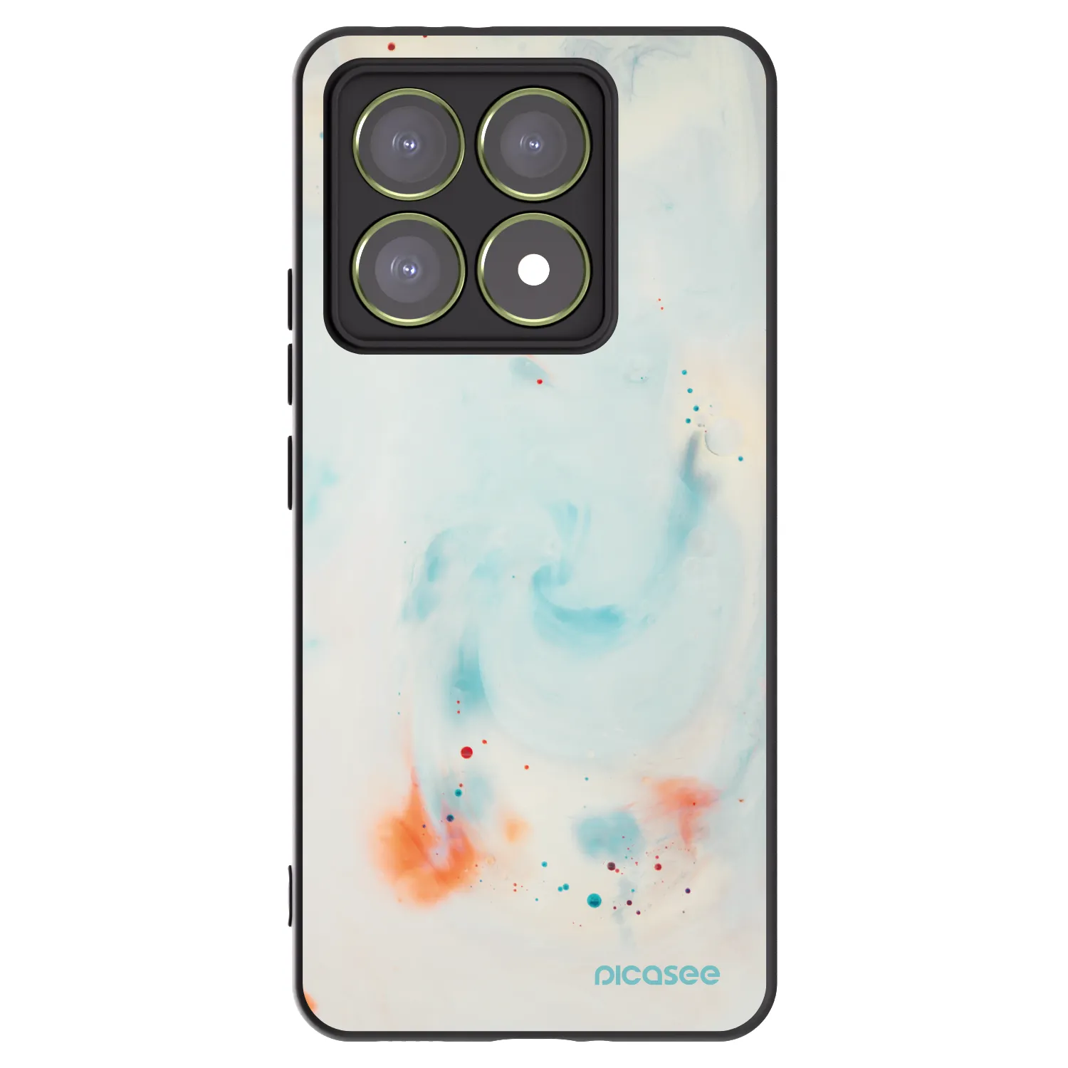 Picasee silikonový černý obal pro Xiaomi 14T - Splash