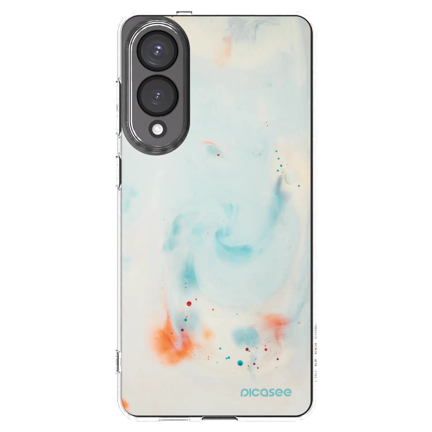 Picasee silikonový průhledný obal pro Samsung Galaxy S25 Edge 5G - Splash
