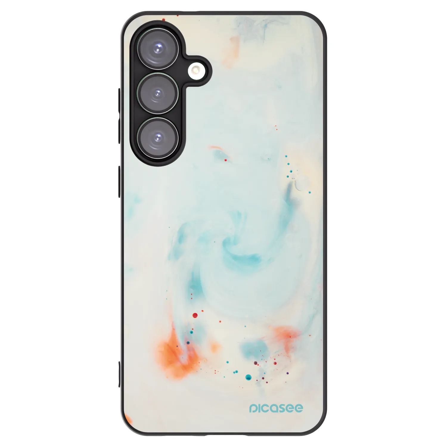 Picasee silikonový černý obal pro Samsung Galaxy S25+ 5G - Splash
