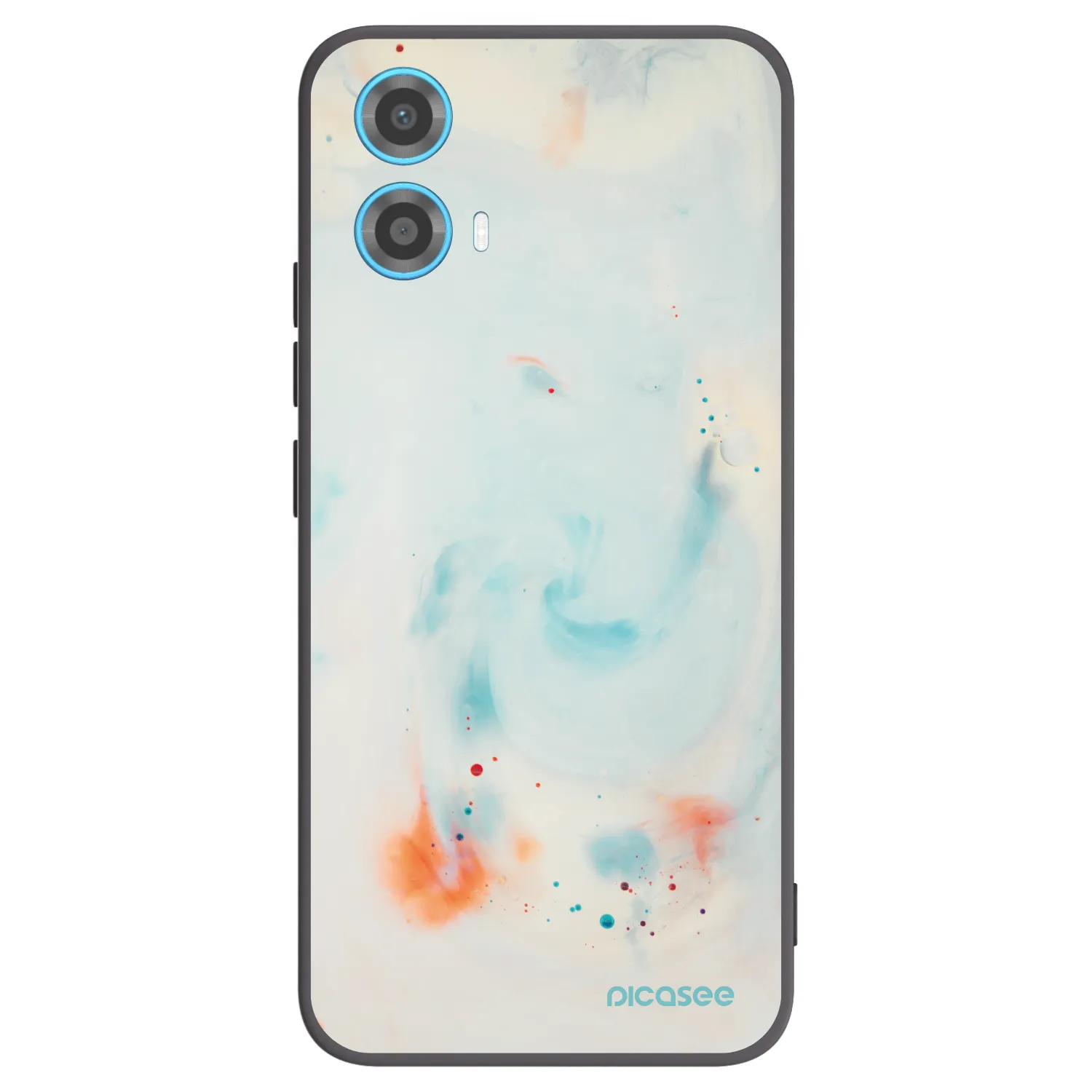 Picasee silikonový černý obal pro Motorola Moto G34 5G - Splash