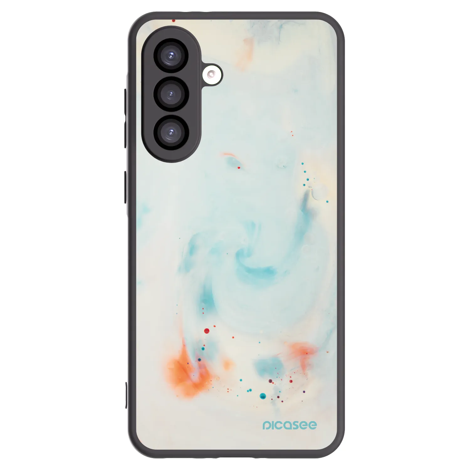 Picasee silikonový černý obal pro Samsung Galaxy A26 5G A266B - Splash