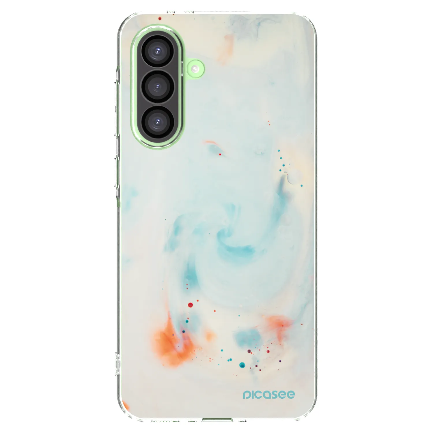 Picasee silikonový průhledný obal pro Samsung Galaxy A26 5G A266B - Splash