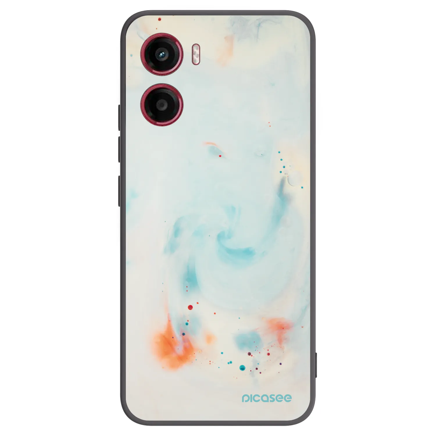 Picasee silikonový černý obal pro Motorola Moto G05 - Splash