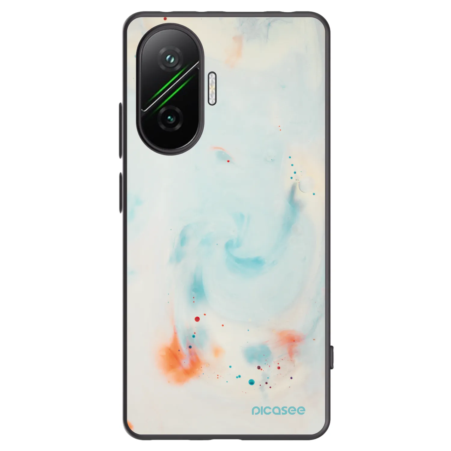 Picasee silikonový černý obal pro Xiaomi Poco F7 Pro 5G - Splash