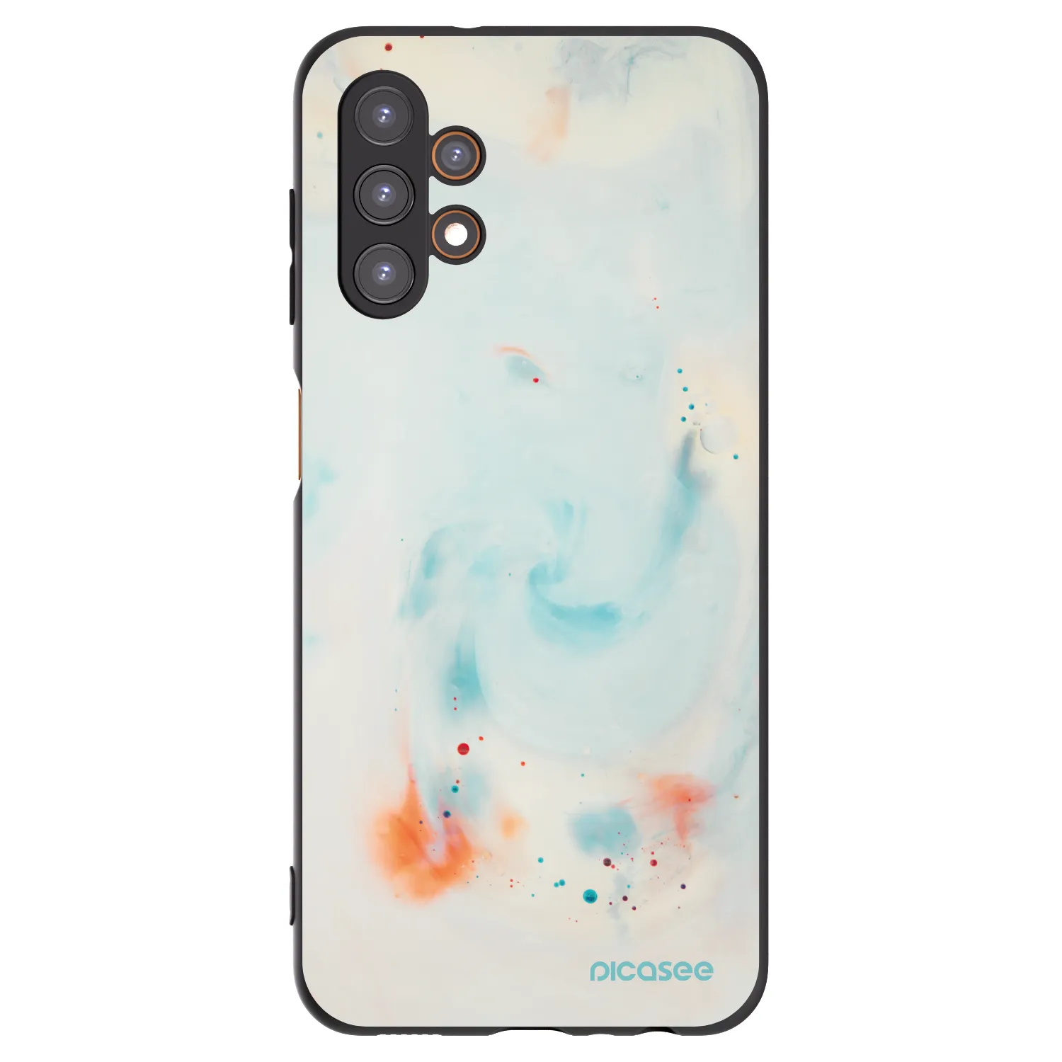 Picasee silikonový černý obal pro Samsung Galaxy A13 5G - Splash