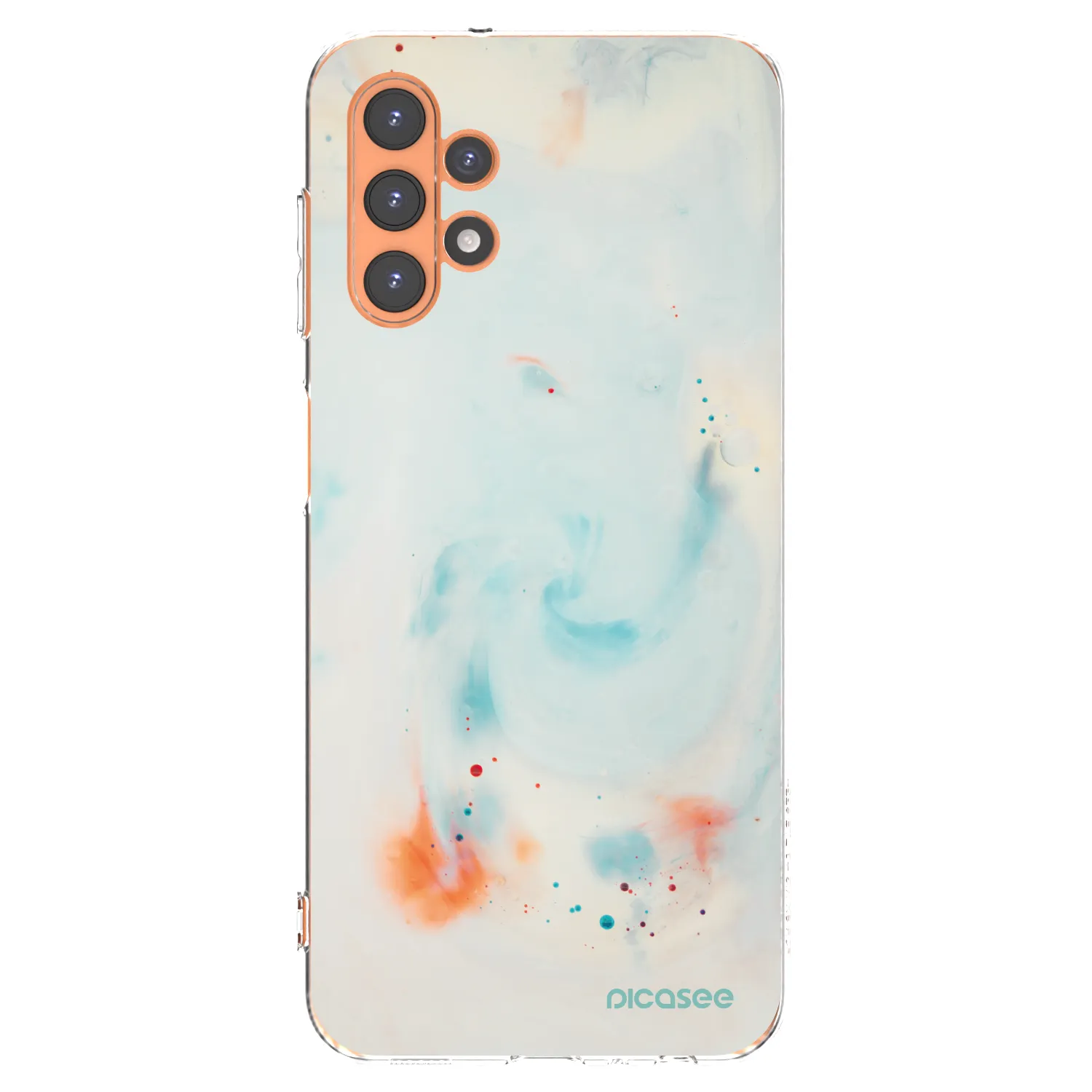 Picasee silikonový průhledný obal pro Samsung Galaxy A13 5G - Splash