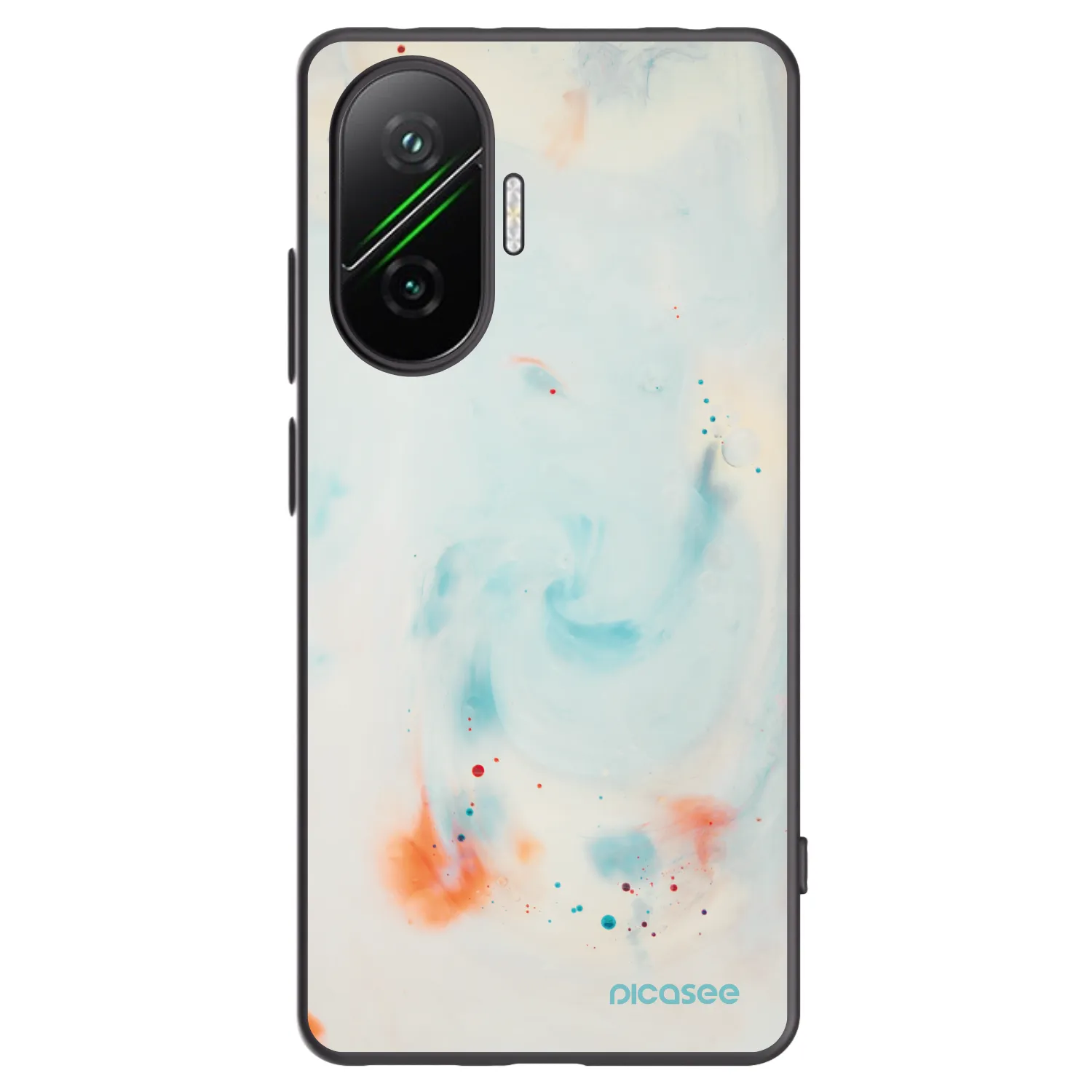 Picasee silikonový černý obal pro Xiaomi Poco F7 5G - Splash