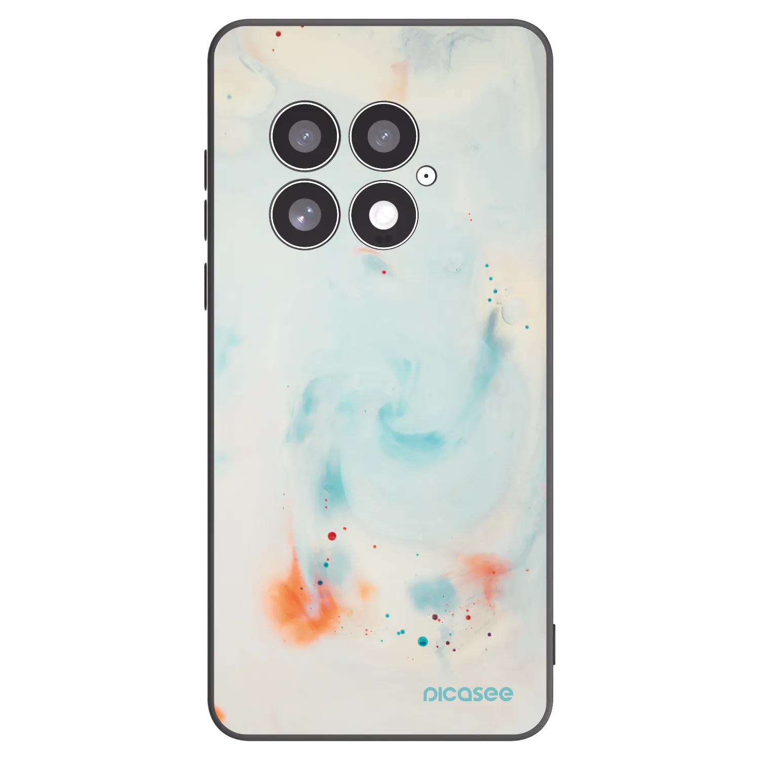 Picasee silikonový černý obal pro OnePlus 13 5G - Splash