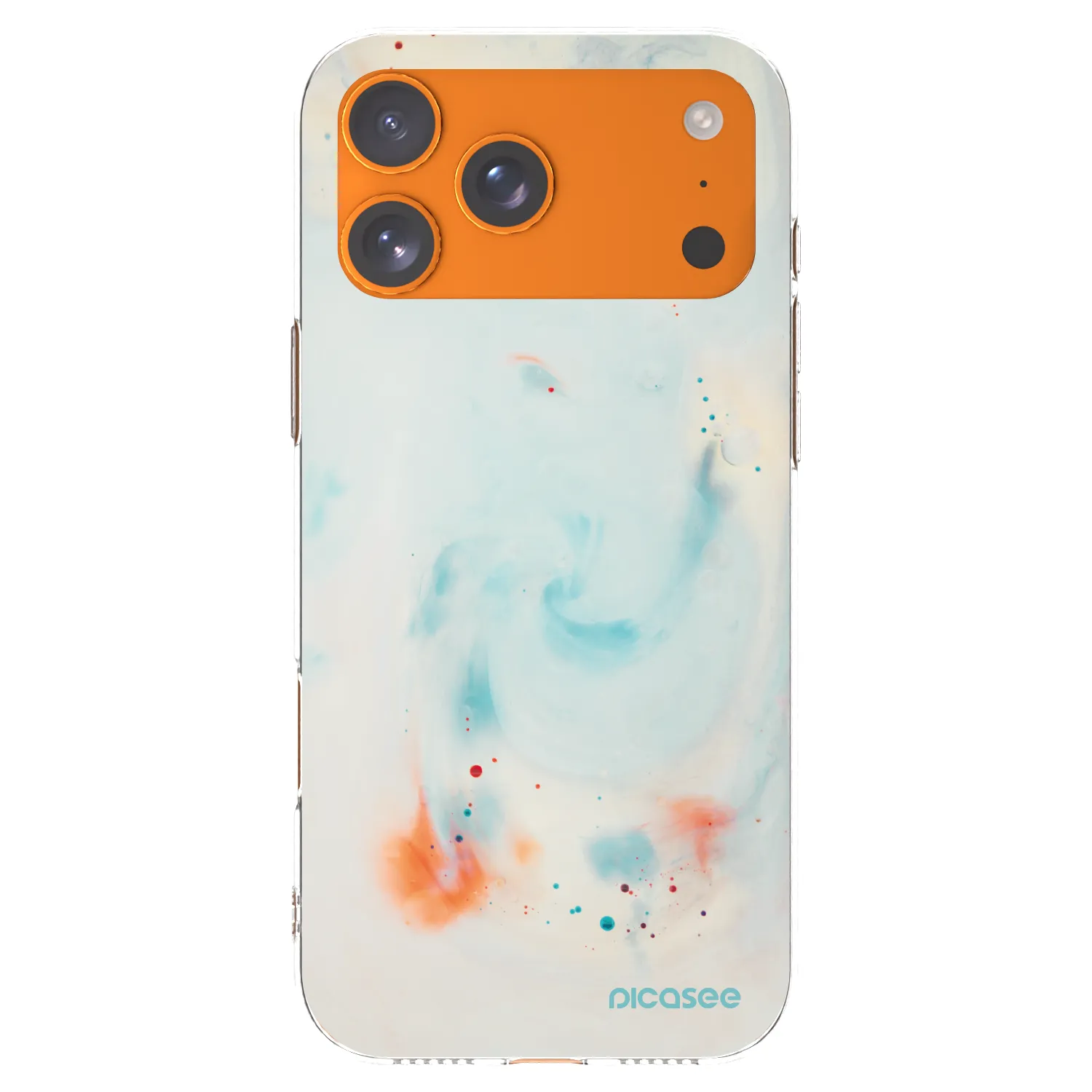 Picasee silikonový průhledný obal pro Apple iPhone 17 Pro Max - Splash