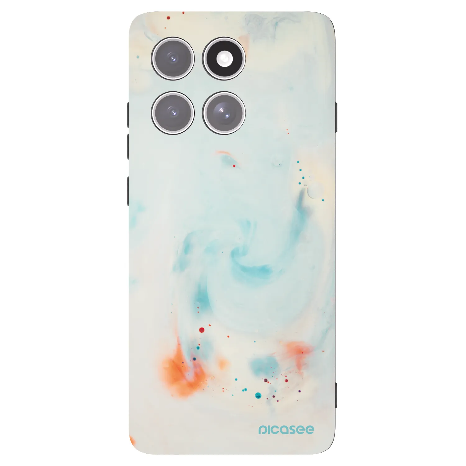 Picasee silikonový černý obal pro Motorola Edge 60 Pro - Splash