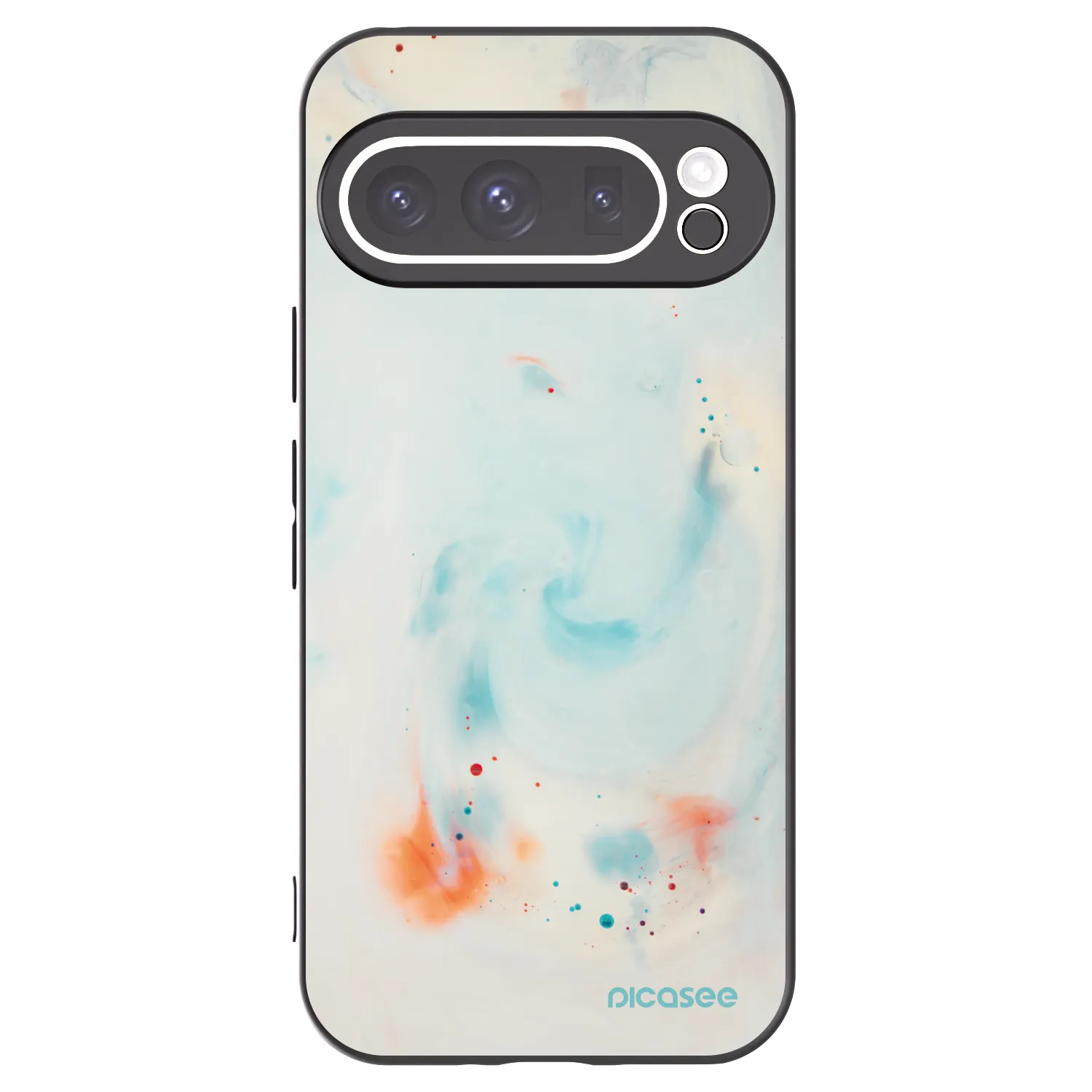 Picasee silikonový černý obal pro Google Pixel 9 Pro XL - Splash