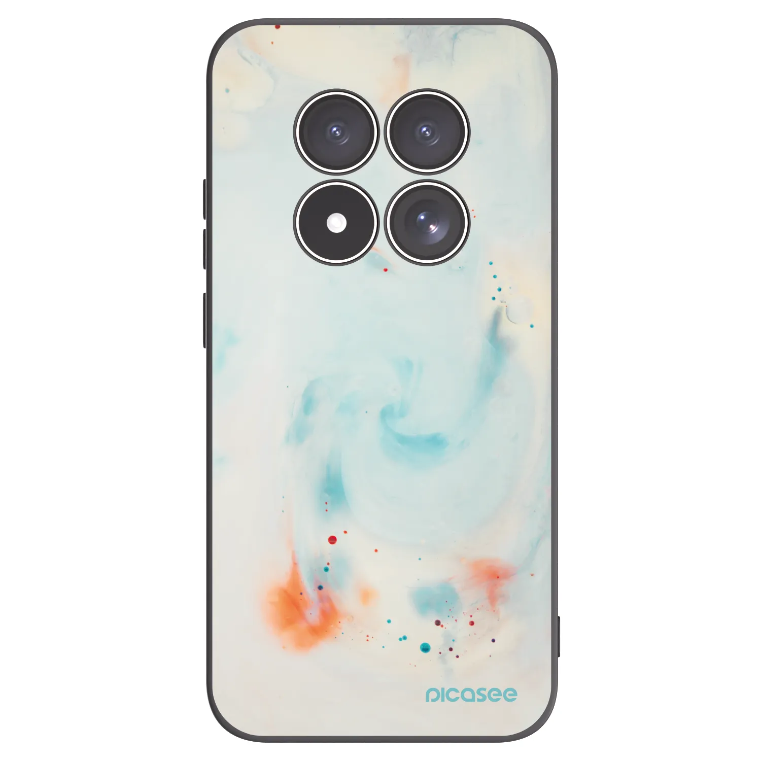 Picasee silikonový černý obal pro Xiaomi Redmi Note 15 Pro 4G - Splash