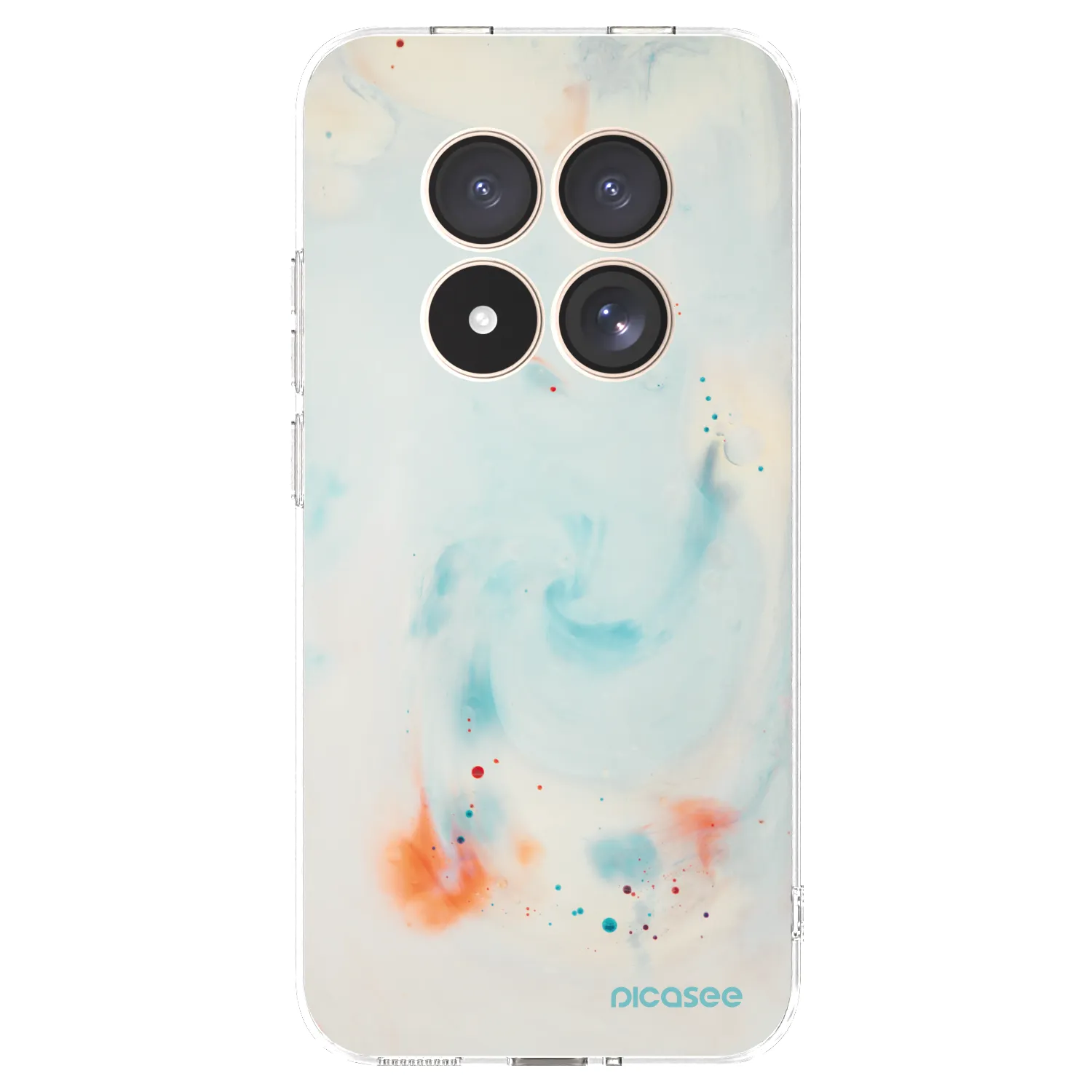 Picasee silikonový průhledný obal pro Xiaomi Redmi Note 15 Pro 4G - Splash