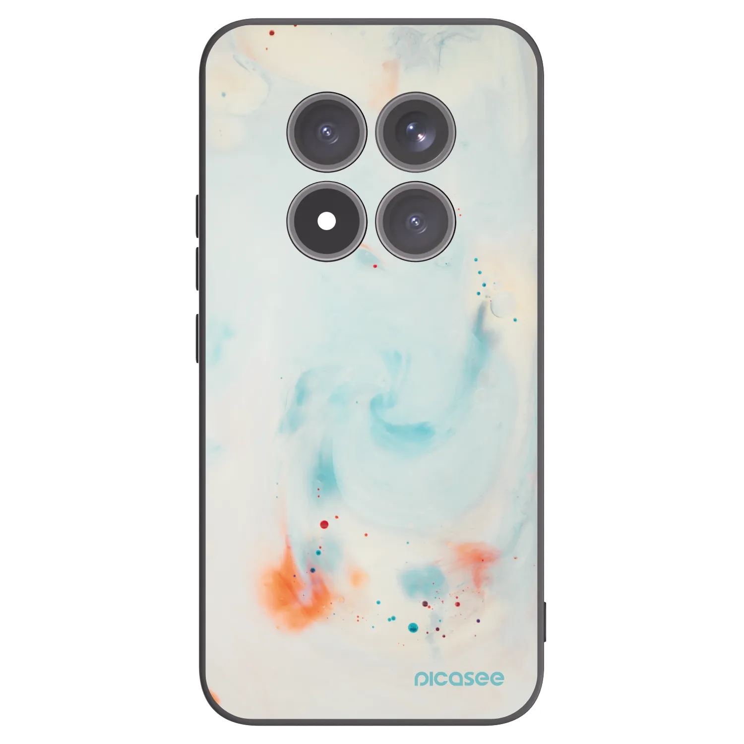 Picasee silikonový černý obal pro Xiaomi Redmi Note 15 Pro+ - Splash