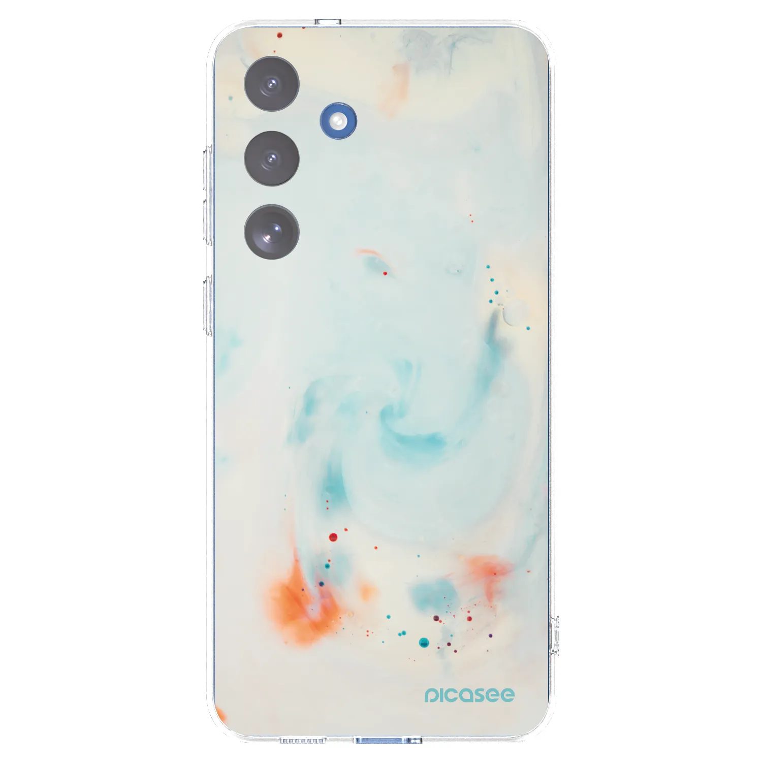 Picasee silikonový průhledný obal pro Samsung Galaxy S25 FE 5G - Splash