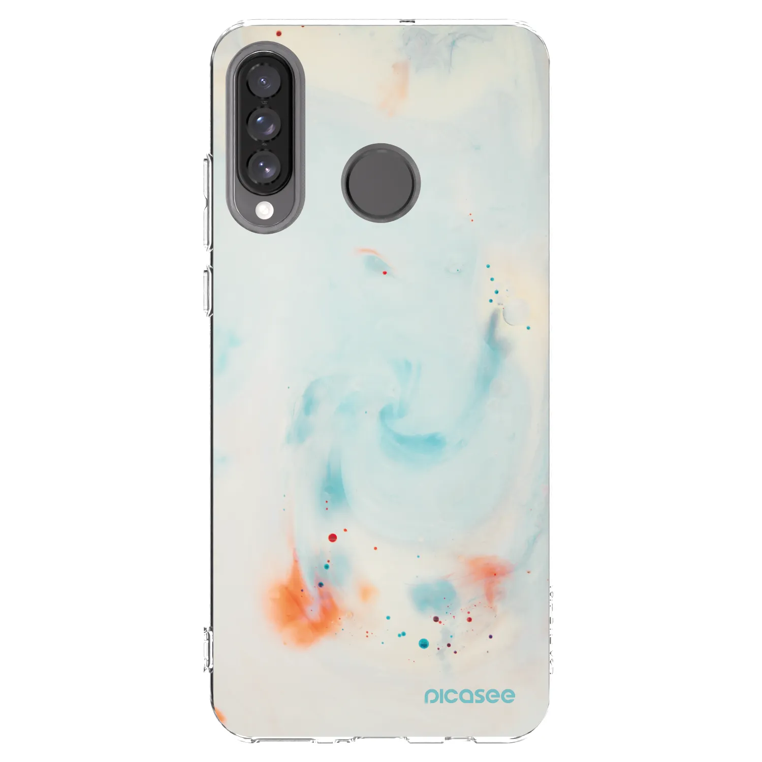 Picasee silikonový průhledný obal pro Huawei P30 Lite - Splash