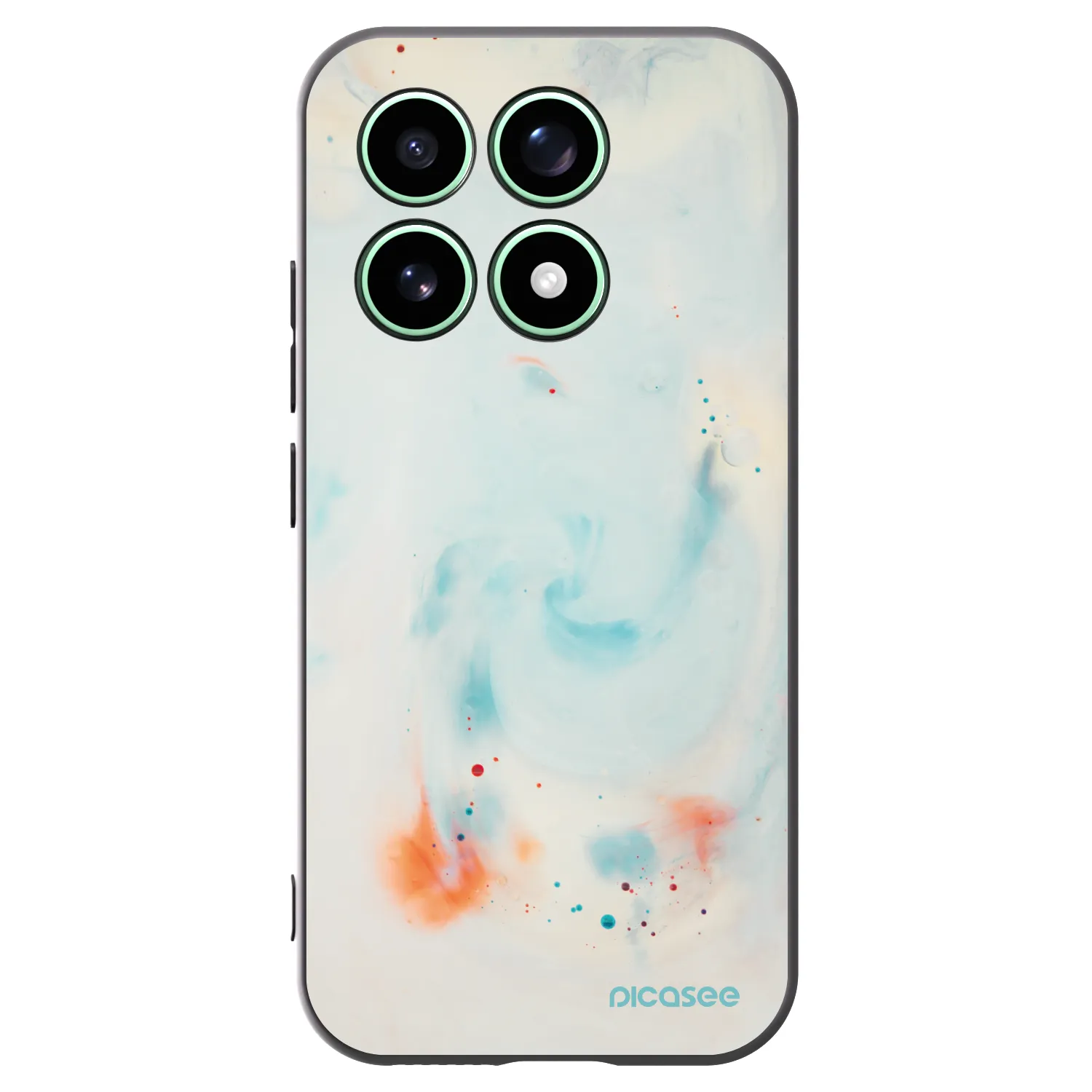 Picasee silikonový černý obal pro Xiaomi 17 - Splash