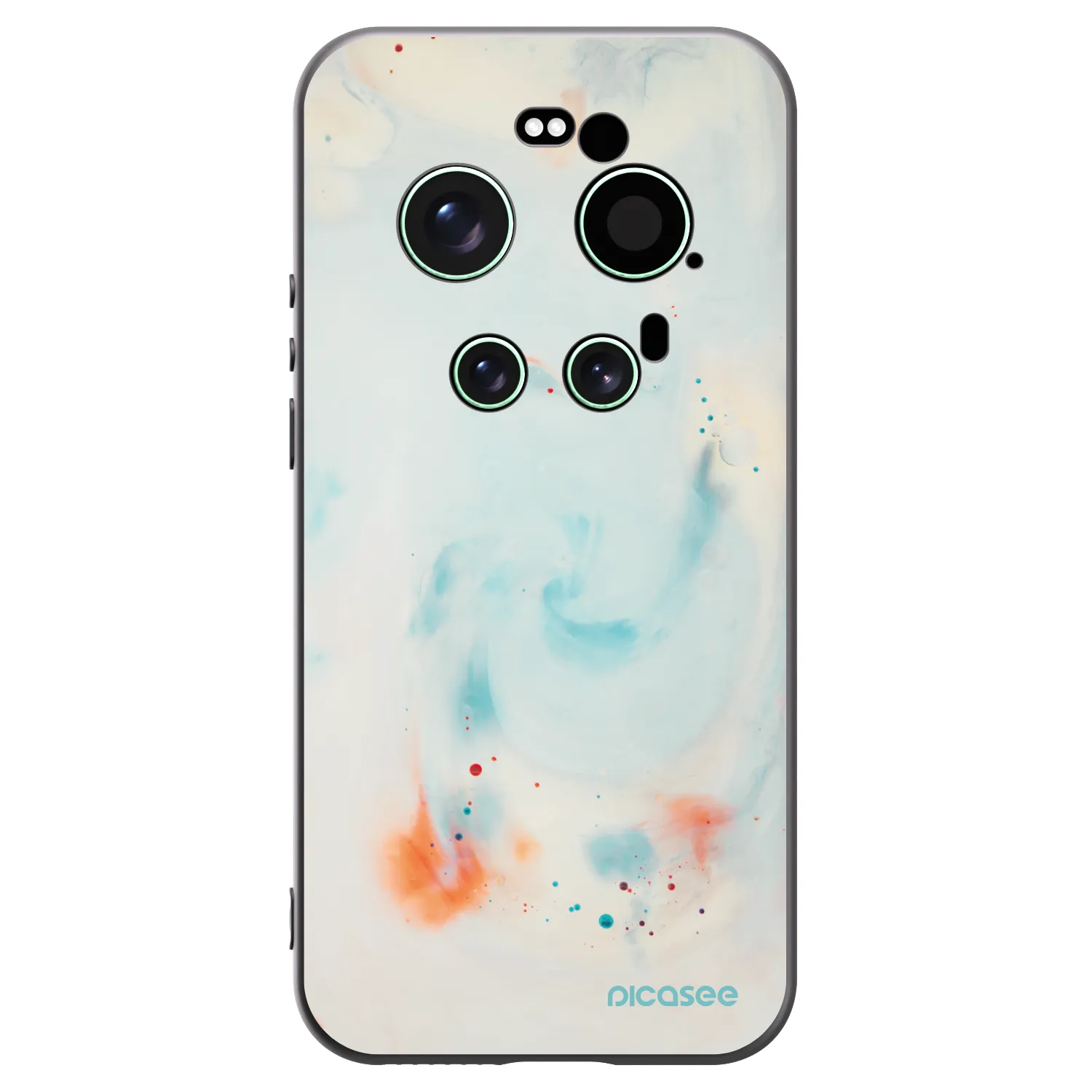 Picasee silikonový černý obal pro Xiaomi 17 Ultra - Splash