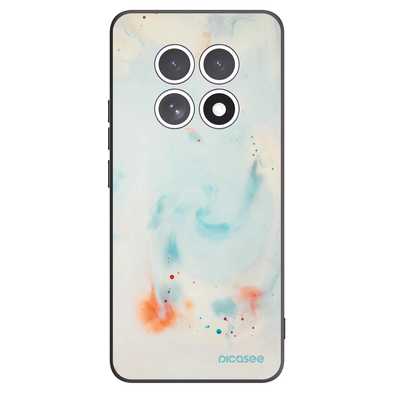 Picasee silikonový černý obal pro Xiaomi Redmi Note 15 5G - Splash