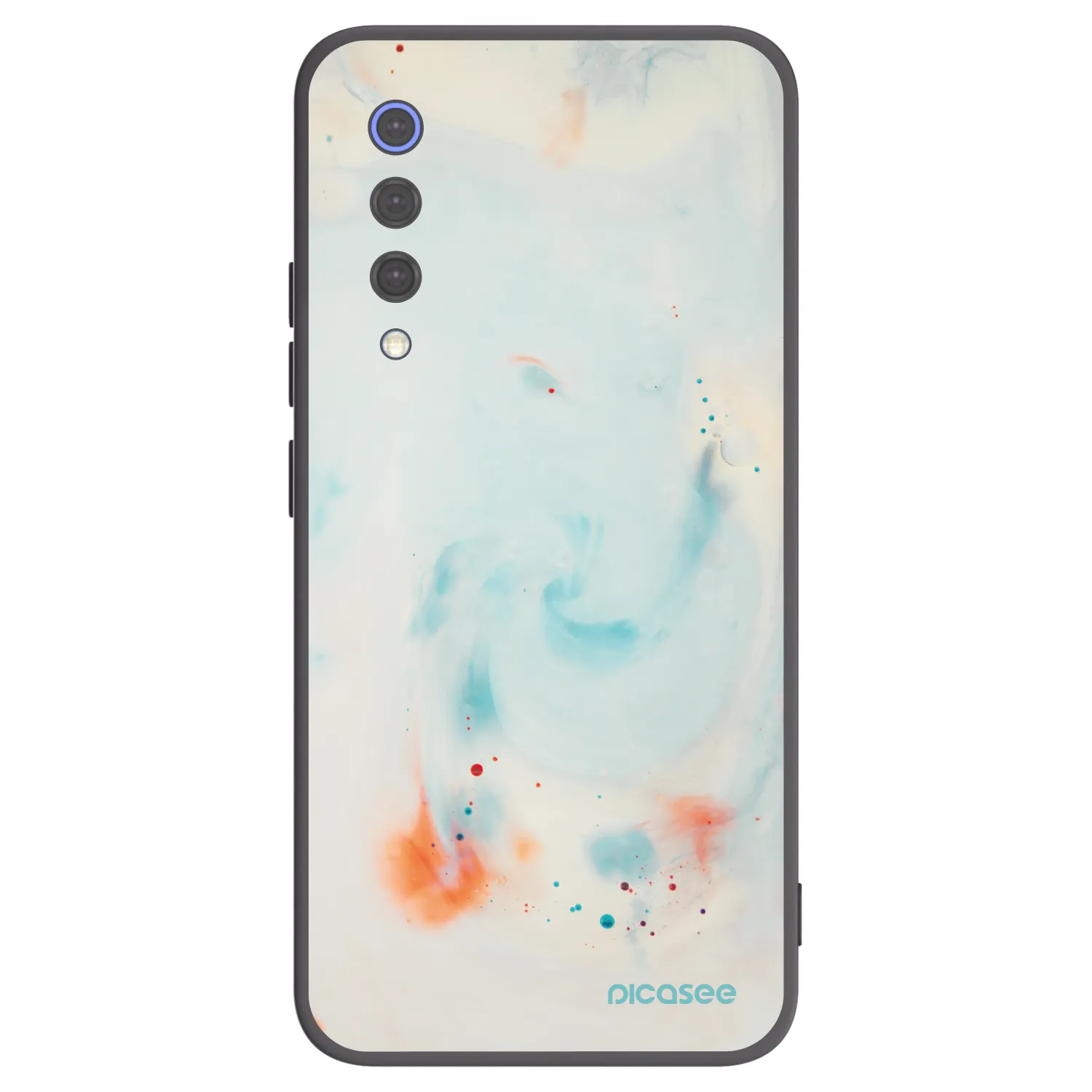 Picasee silikonový černý obal pro Xiaomi Mi 9 SE - Splash