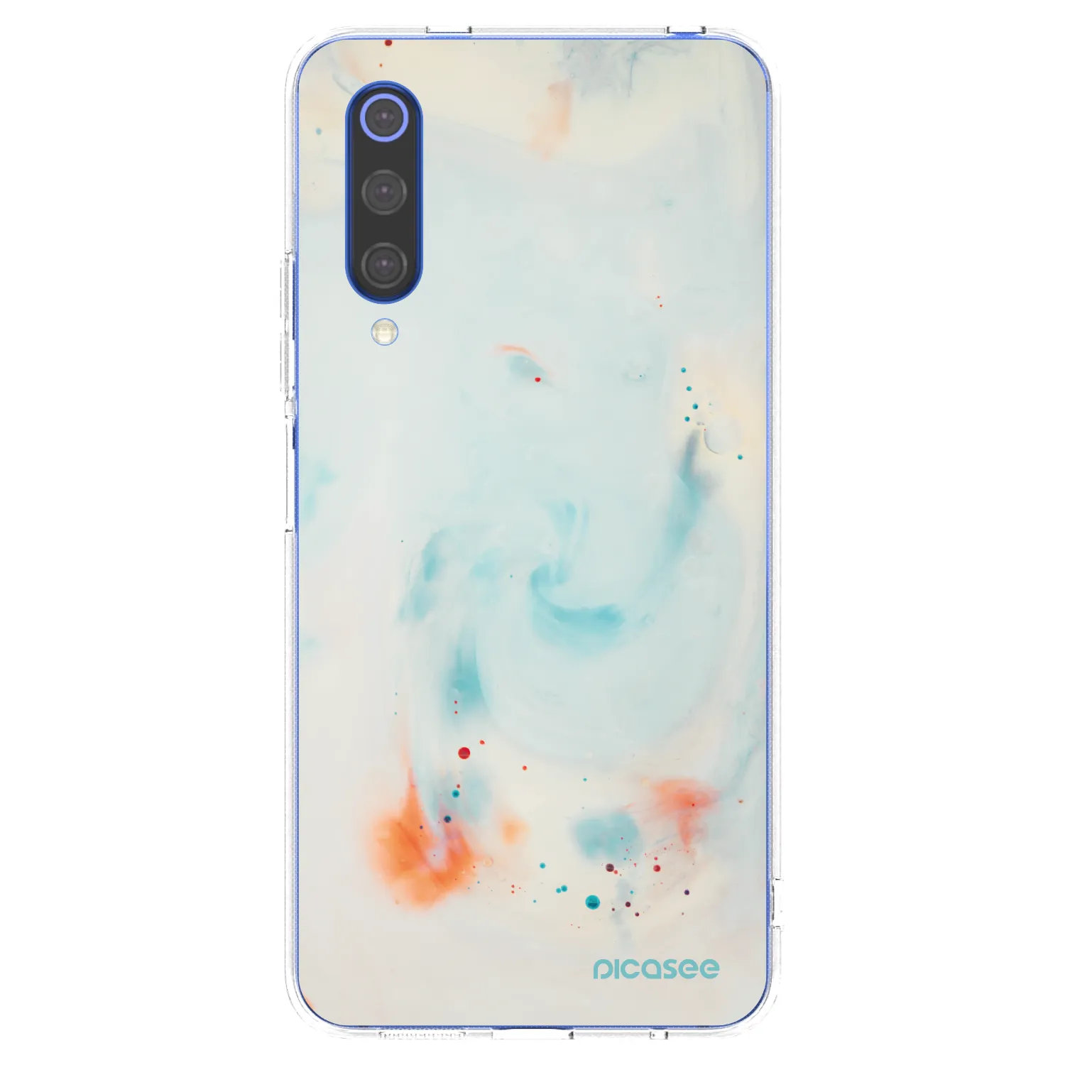 Picasee silikonový průhledný obal pro Xiaomi Mi 9 SE - Splash