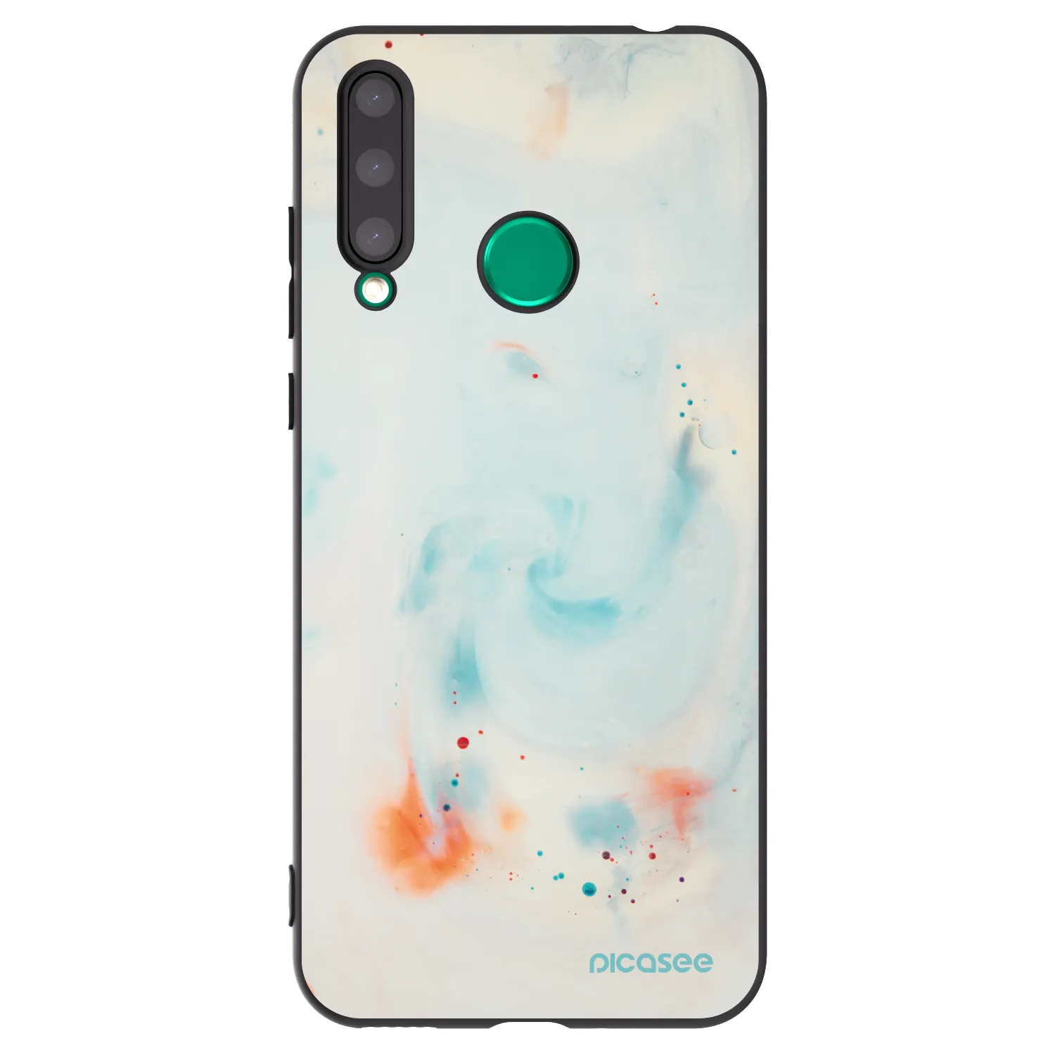 Picasee silikonový černý obal pro Honor 20 Lite - Splash