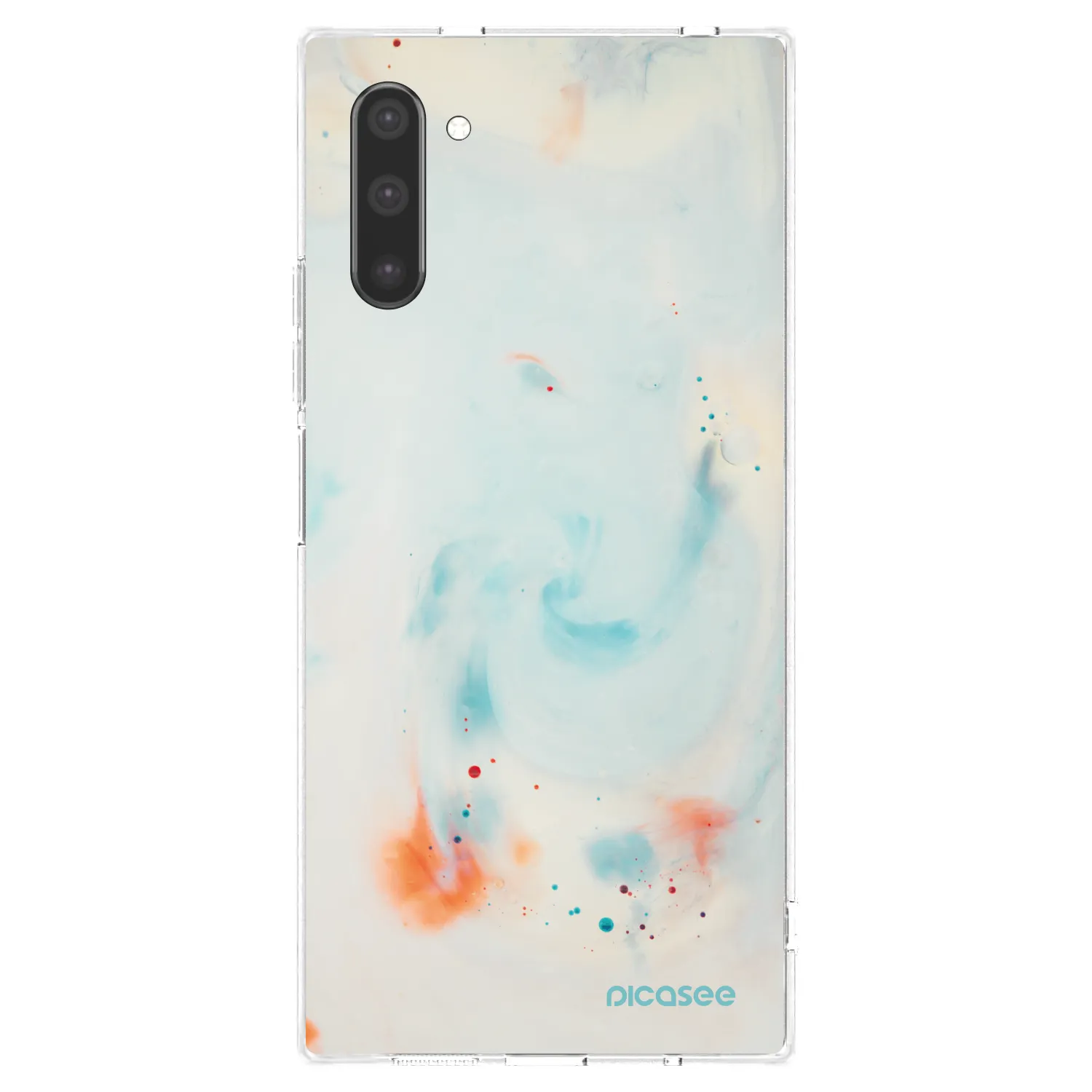 Picasee silikonový průhledný obal pro Samsung Galaxy Note 10 N970F - Splash