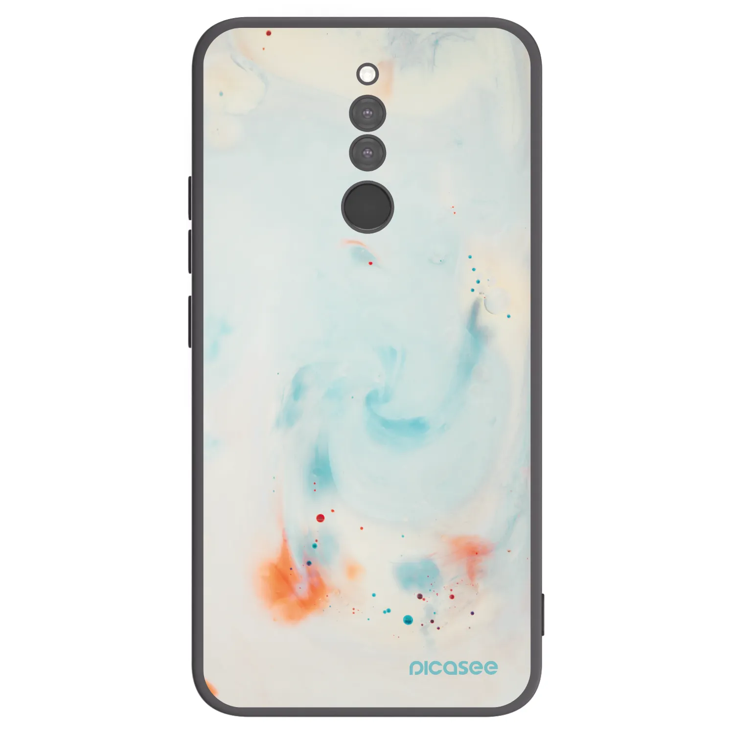 Picasee silikonový černý obal pro Xiaomi Redmi 8 - Splash