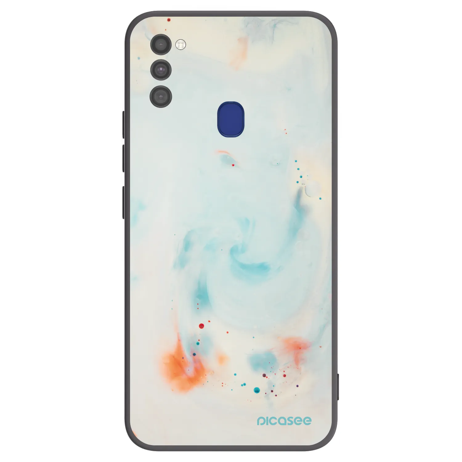 Picasee silikonový černý obal pro Samsung Galaxy M21 M215F - Splash