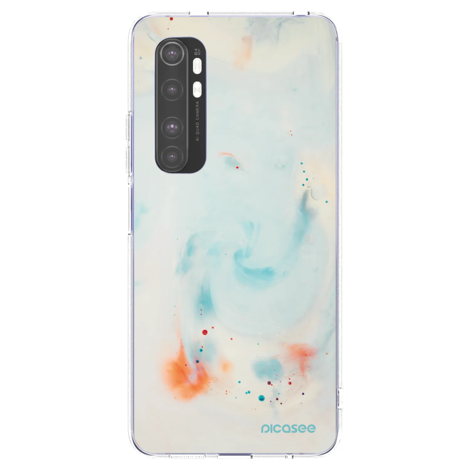 Picasee silikonový průhledný obal pro Xiaomi Mi Note 10 Lite - Splash