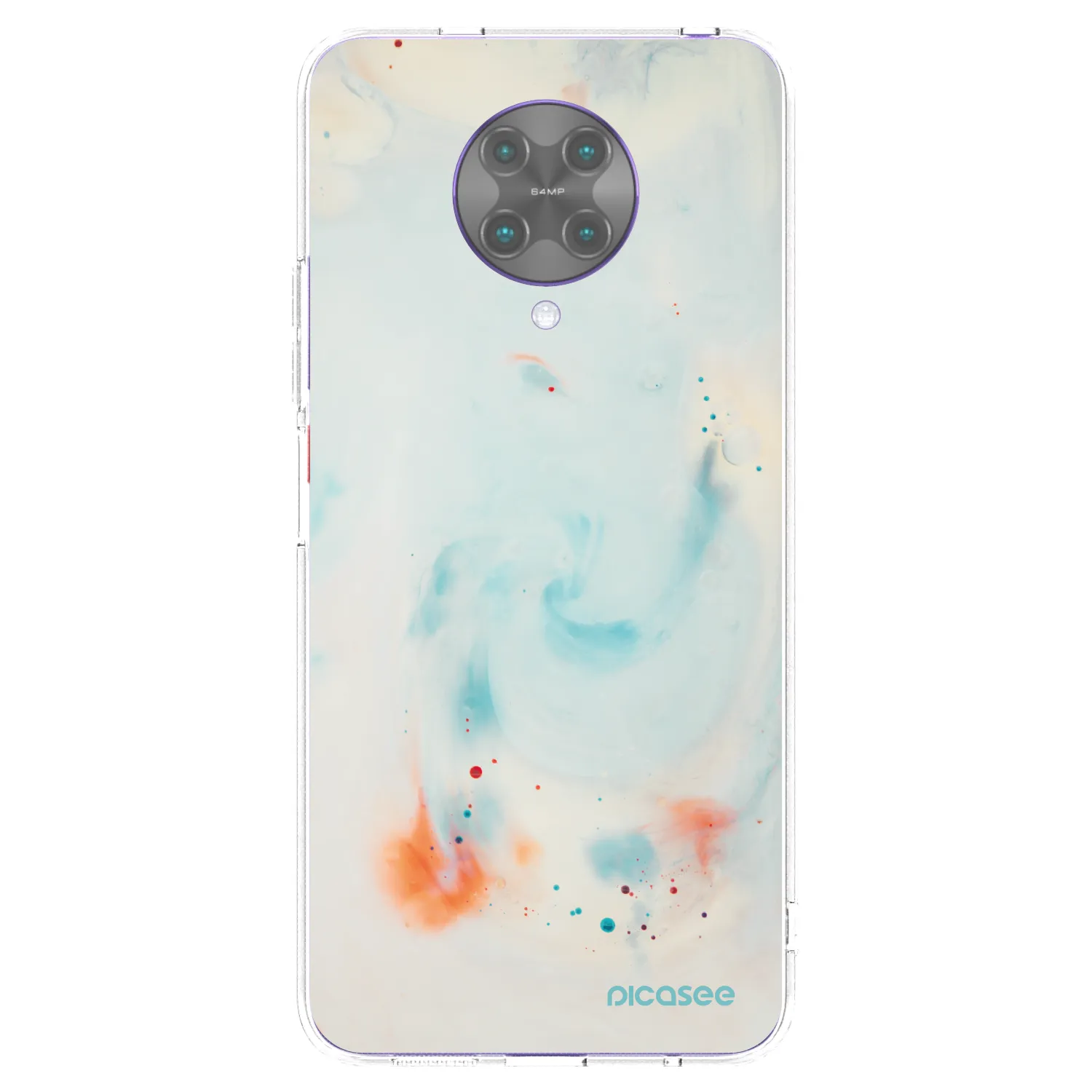 Picasee silikonový průhledný obal pro Xiaomi Poco F2 Pro - Splash