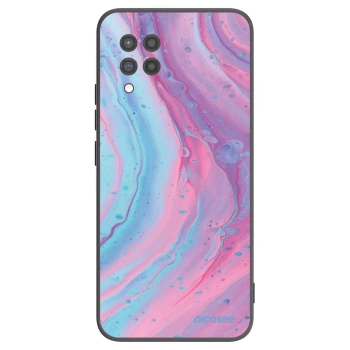 Picasee silikonový černý obal pro Samsung Galaxy A42 A426B - Pink liquid