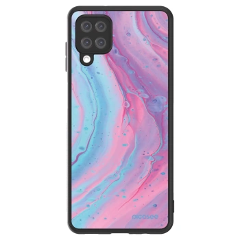 Picasee ULTIMATE CASE pro Samsung Galaxy A12 A125F - Pink liquid