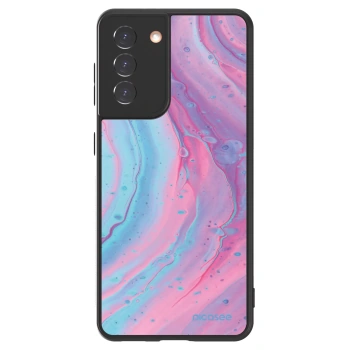 Picasee ULTIMATE CASE pro Samsung Galaxy S21 5G G991B - Pink liquid
