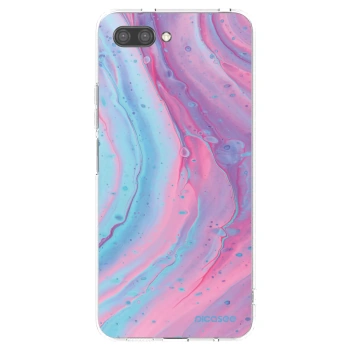 Picasee silikonový průhledný obal pro Honor 10 - Pink liquid