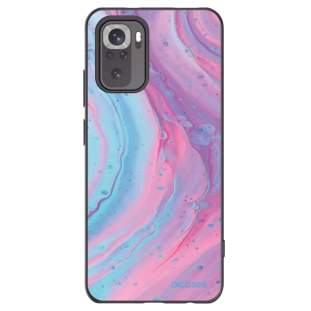 Picasee silikonový černý obal pro Xiaomi Redmi Note 11S 4G - Pink liquid