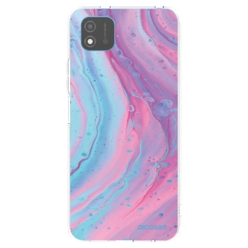 Picasee silikonový průhledný obal pro Realme C11 (2021) - Pink liquid